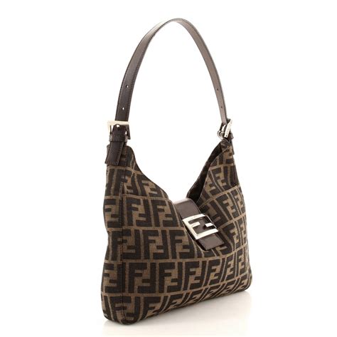 fendi shoulder bag zucca canvas pecan chess|Fendi Pre.